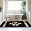 Alfombra baño geométrica antiderrap 24x60pulg