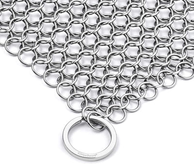 Limpiador sartén acero inox 8x6pulg