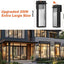 Luces LED exterior sensor movimiento 20" pack 2 negras