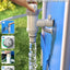 Válvula émbolo Plus con adaptador manguera piscina 2 pzas