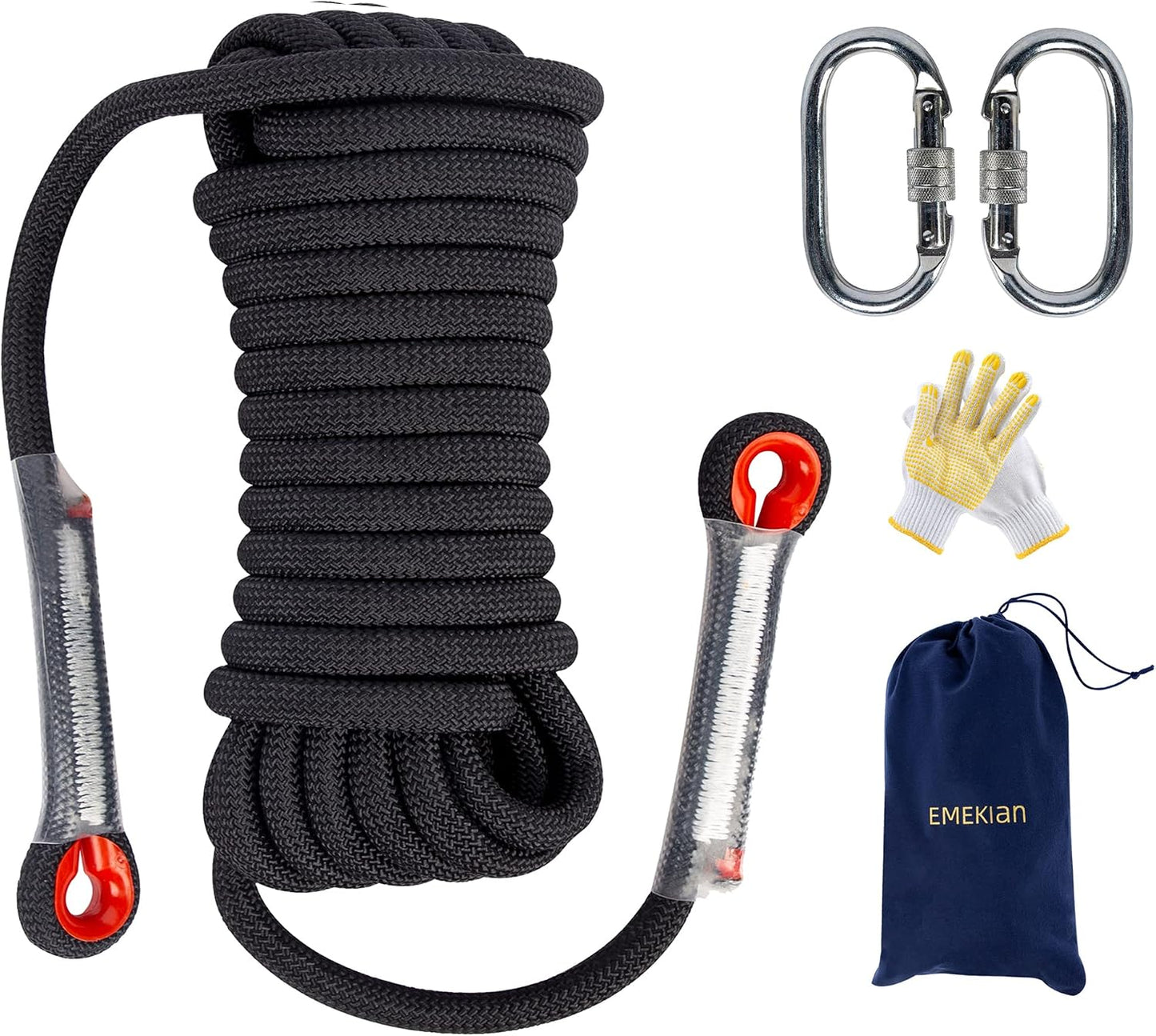 Cuerda escalada estática 32-98ft para interiores y exteriores