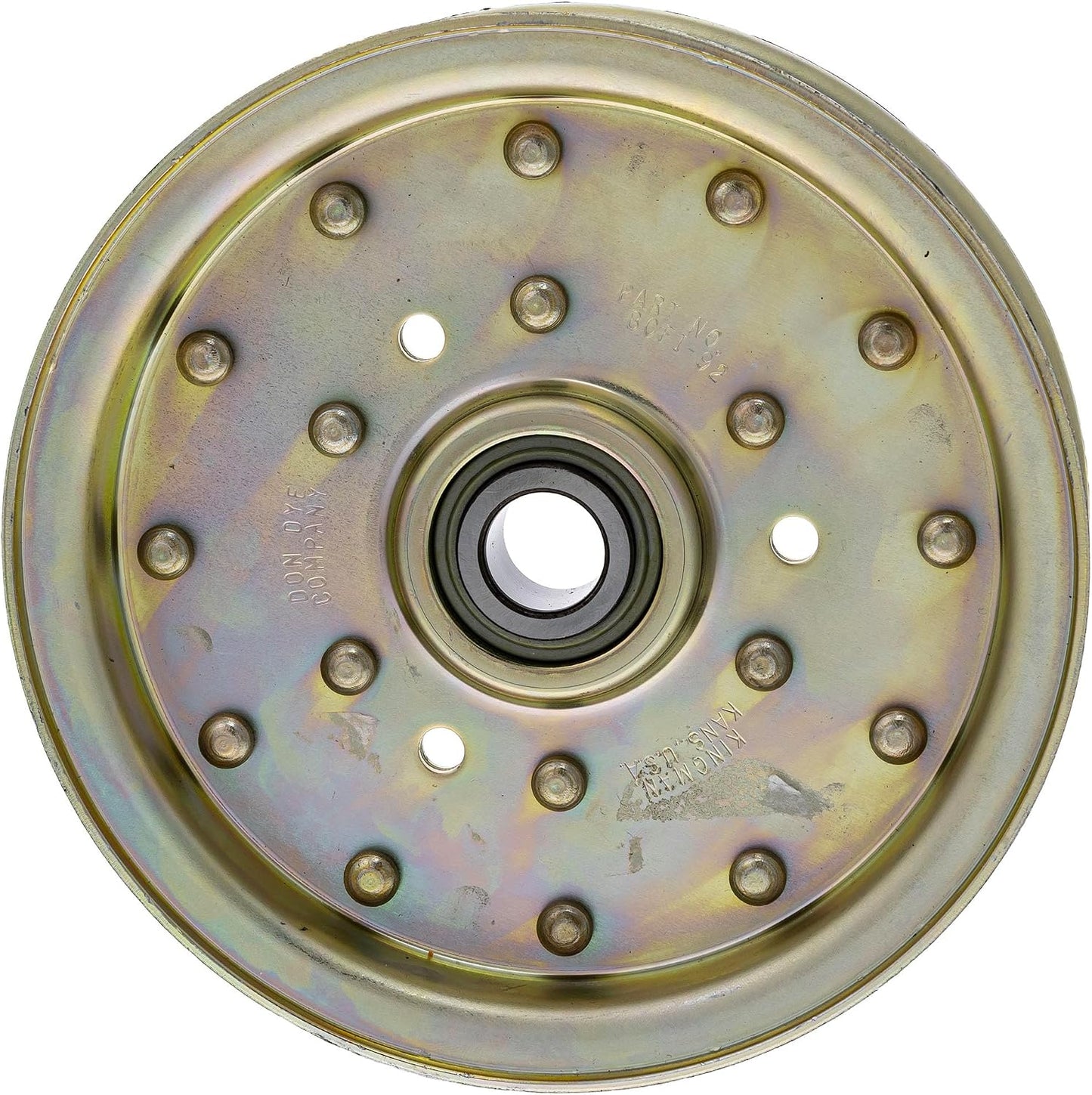 Polea plana acero inox