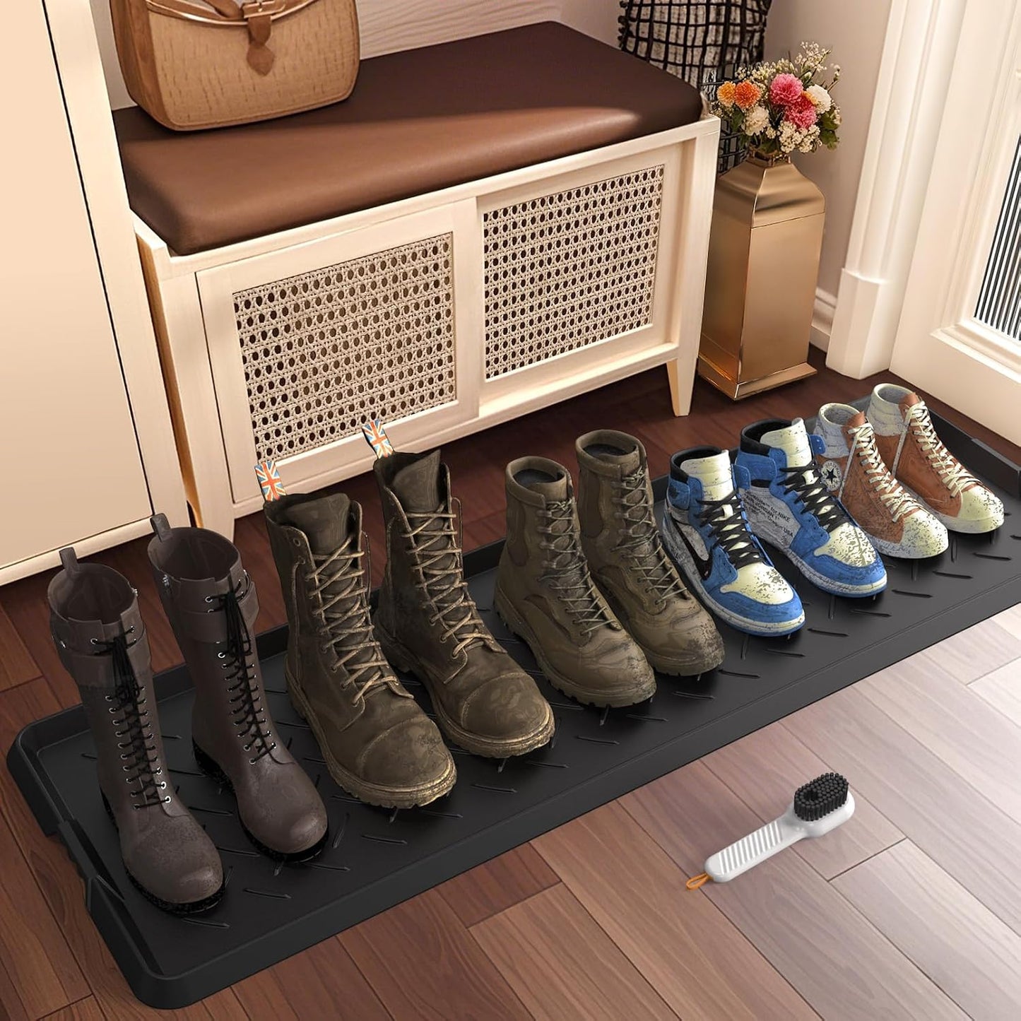 Alfombrilla goma natural para botas multiusos 16.1x47.6
