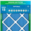 Filtro aire 14x20x1 MERV 13 contra humo alergias plisado HVAC