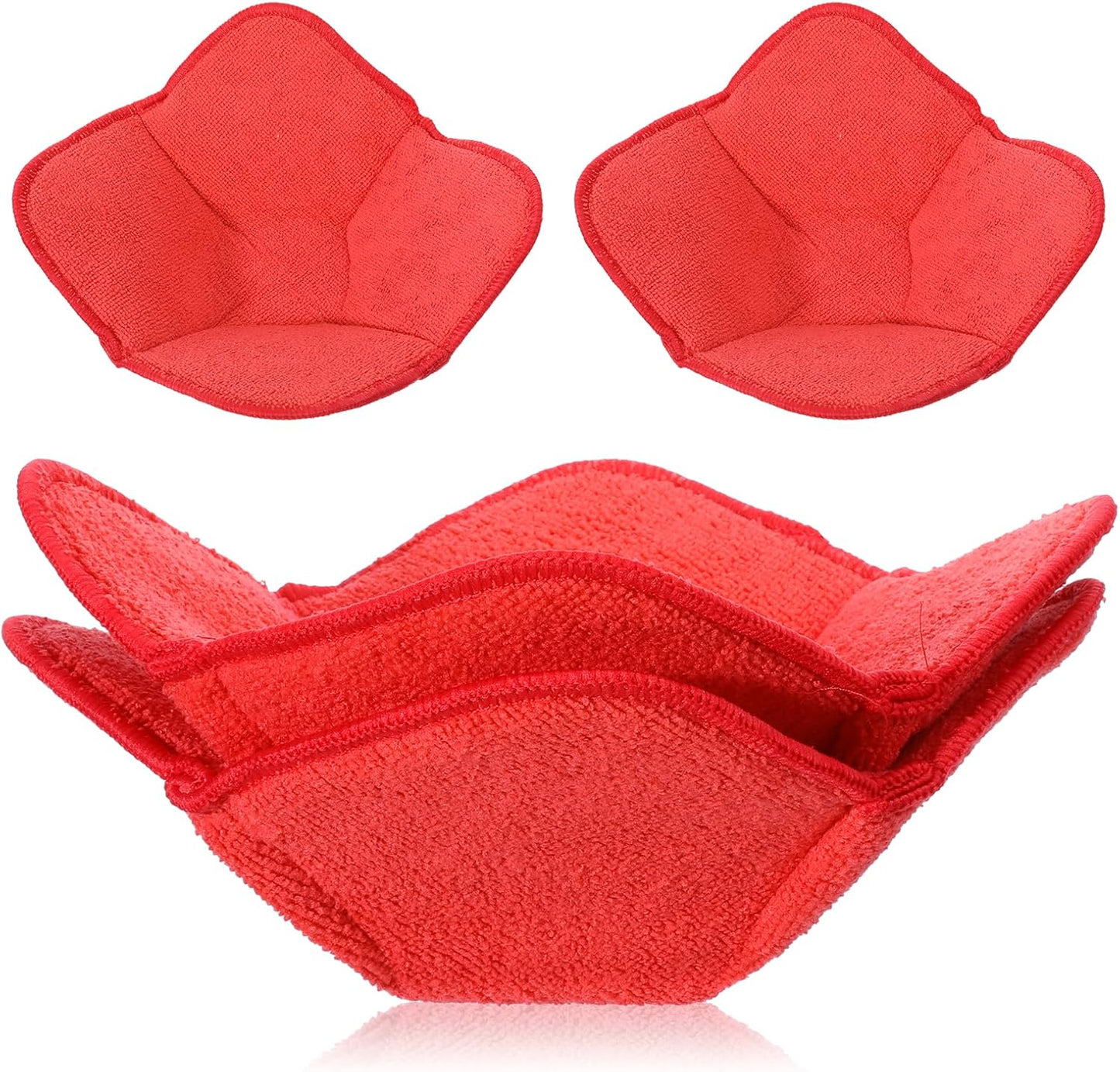 2 soportes para microondas con tela resistente al calor y agarraderas acolchadas