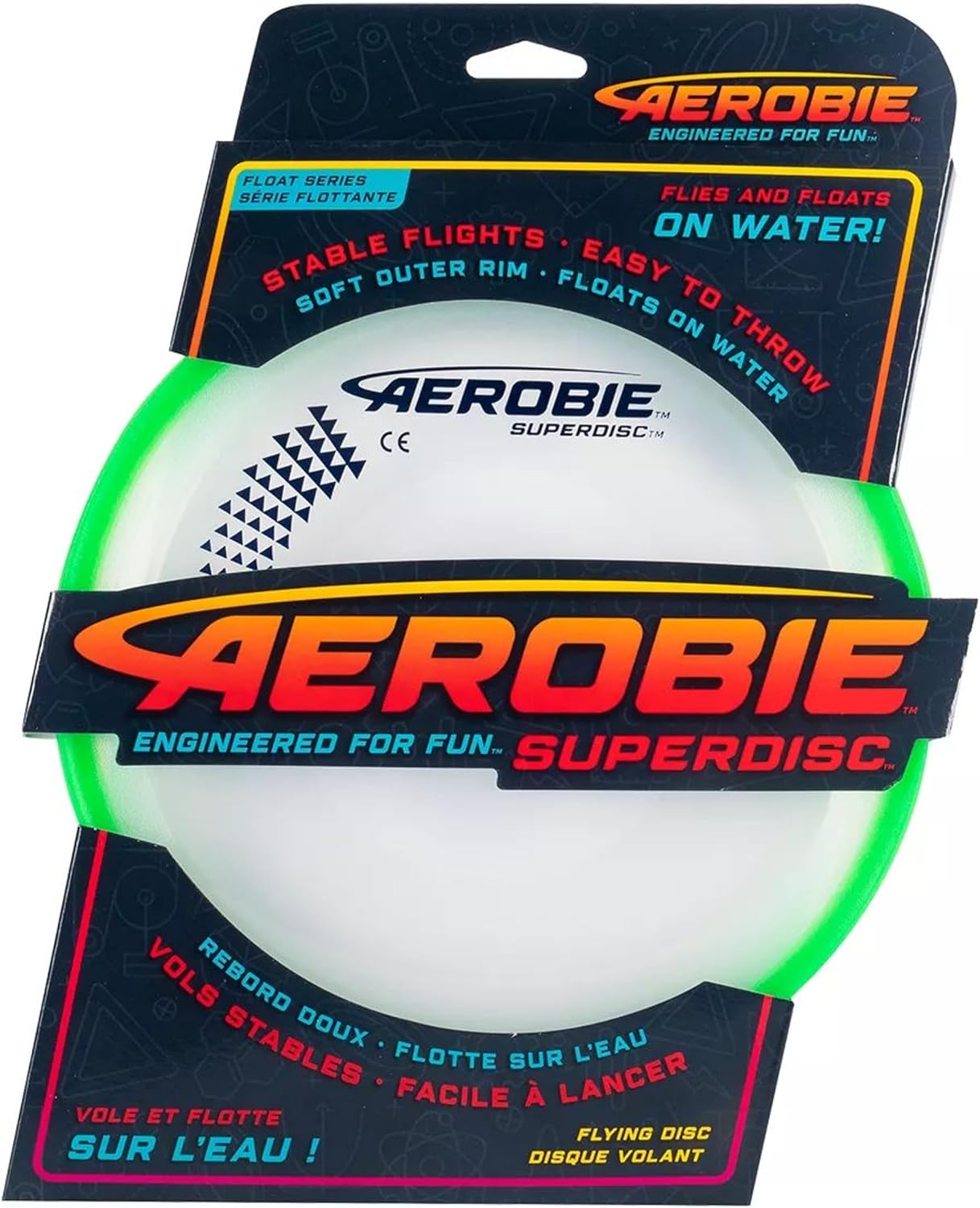 Disco volador Superdisc para exteriores verde