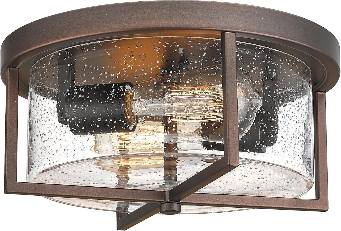 Lámpara techo metal isla cocina dormitorio pasillo bronce