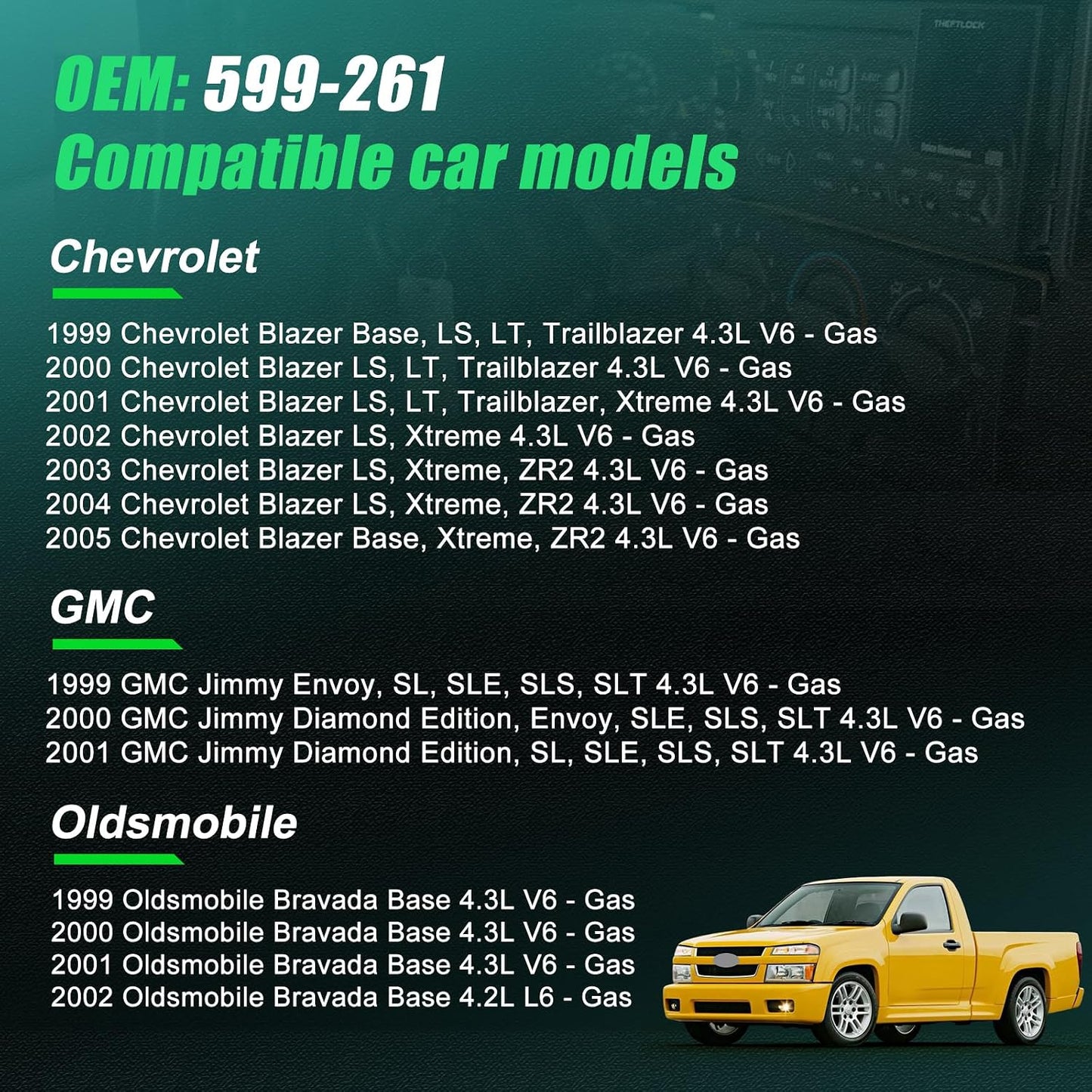 Módulo control clima calentador CA Chevy Blazer GMC Jimmy