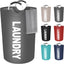 Cesta lavandería 115L plegable impermeable asas aluminio