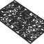 Felpudo goma diseño enredadera lila 18x30 negra