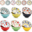 Set 12 Cuencos Cerámica 10oz Coloridos para Salsa Condimentos