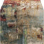Mesa Camino Moderna Abstracta 13x36pulg Color Óxido