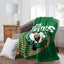 Manta Raschel NBA Celtics 60x80" logotipos dormitorio
