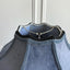 Lámpara campana terciopelo borlas azul suave 40.6cm