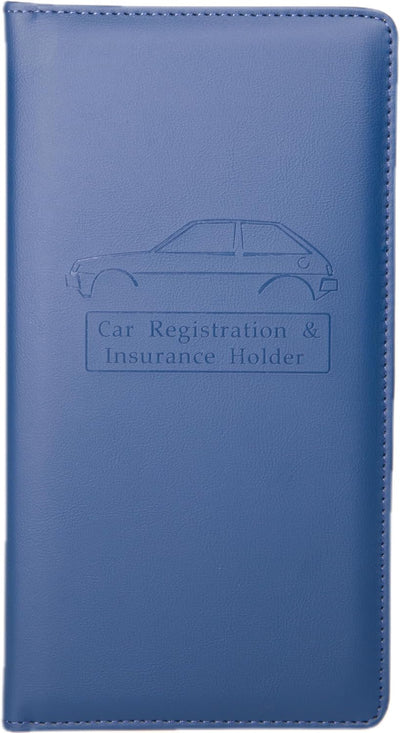 Tarjetero rosa para seguro y registro coche