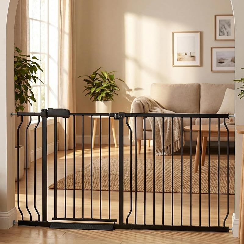 Puertas extra anchas para bebés 62-67pulg sin taladrar