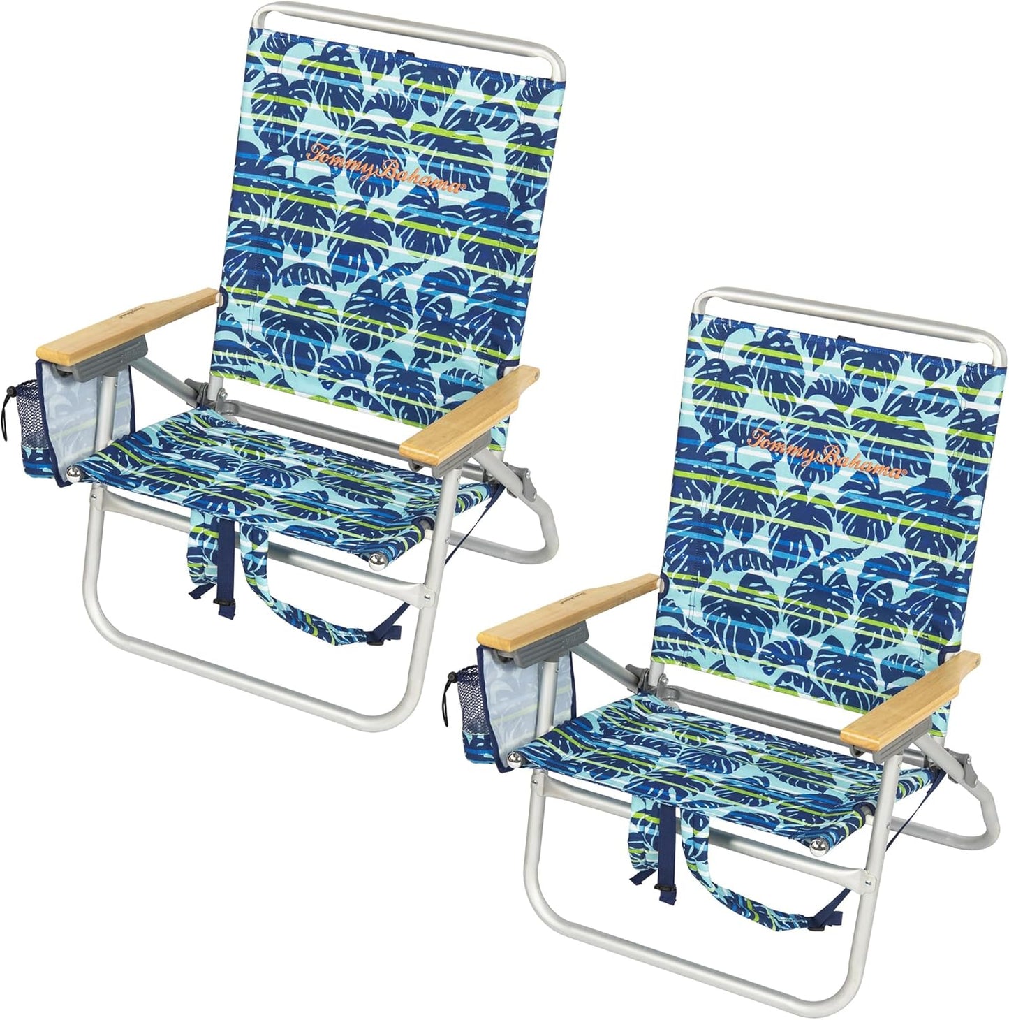 Silla playa plegable altura ajustable 4 posiciones