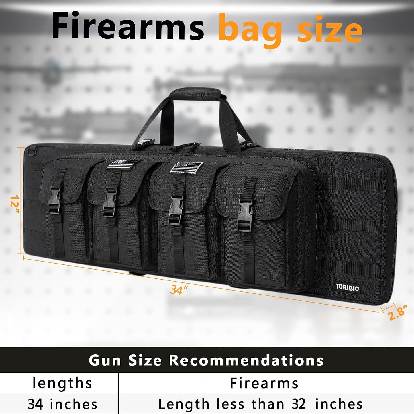 Funda suave doble para rifles 30-55"