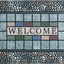 Tapete entrada rectangular 18x30" puerta grande resistente