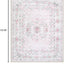 Alfombra 8x10 lavable rosa antiderrap dormitorio