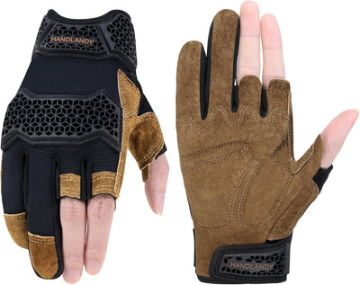 Guantes trabajo sin dedos para hombre y mujer