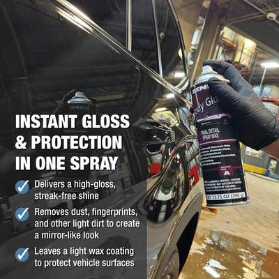 Spray cera alto brillo para autos interior y exterior