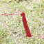 Estaca tienda campaña 10pulg set 4 color rojo