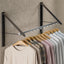 Tendedero de ropa retráctil plegable pared metal dormitorio