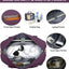 Bolsa viaje mujer con compartimento zapatos 21-morado oscuro