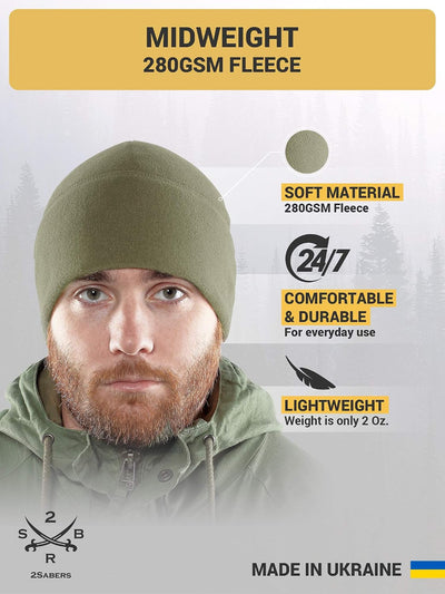 Gorro vellón cálido invierno para hombre negro