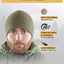 Gorro vellón cálido invierno para hombre negro