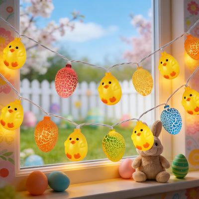 Guirnalda Luces Pascua 8.5pies 10 LED Multicolor IP44