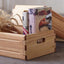 Caja de madera 16x12x6.25" con asas estilo granja