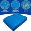 Lona piscina 24x16ft impermeable PE alta resistencia