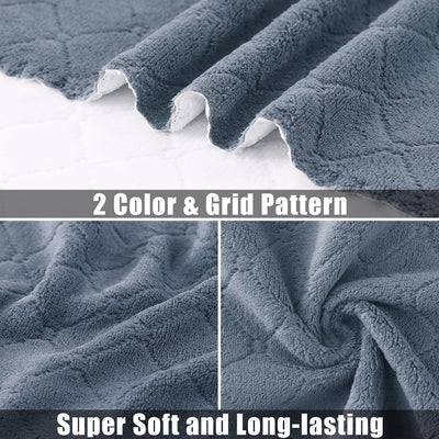 Paquete 18 Paños Cocina Microfibra Terri 10x10pulg Gris Oscuro