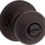 Picaporte cromado con cerradura Kwikset