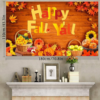 Cartel fiesta otoño 72.8x43.3pulg