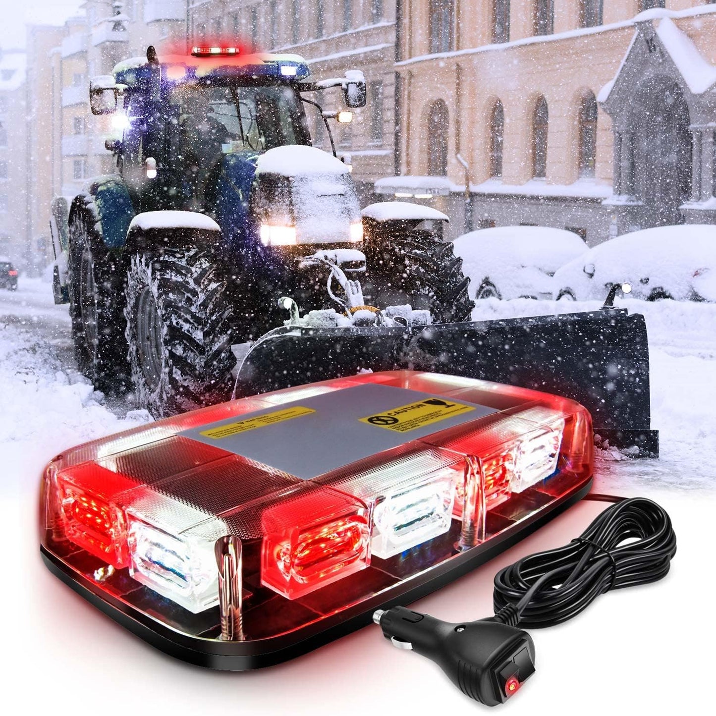 Luz estroboscópica techo 12" 48LEDs 12V-24V coche