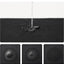 Set 3 Tapetes Baño Absorbente Antiderrap Negro
