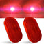 Luz incandescente 12V montaje superficie lente poli