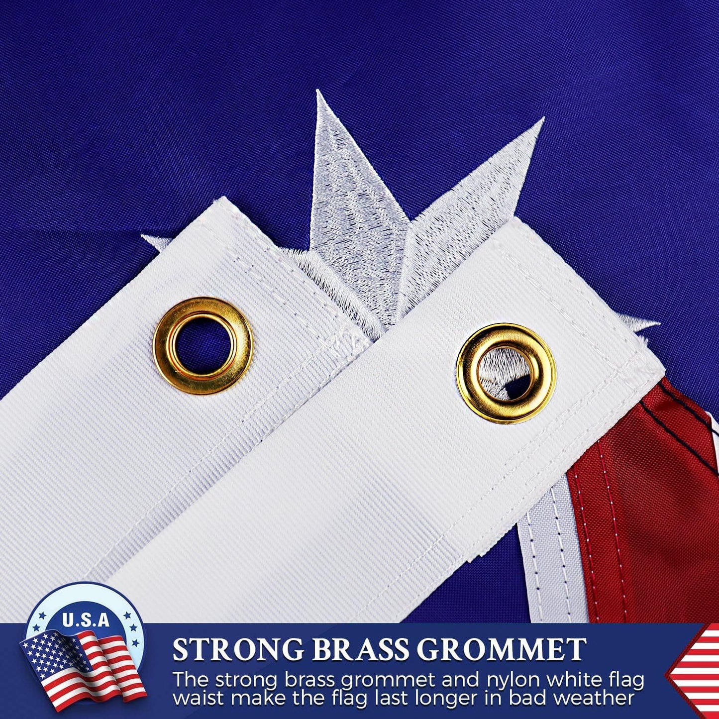 Bandera Australia doble cara 3x5 exterior estrellas bordadas