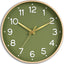 Reloj pared 14pulg silencioso sin tictac dorado