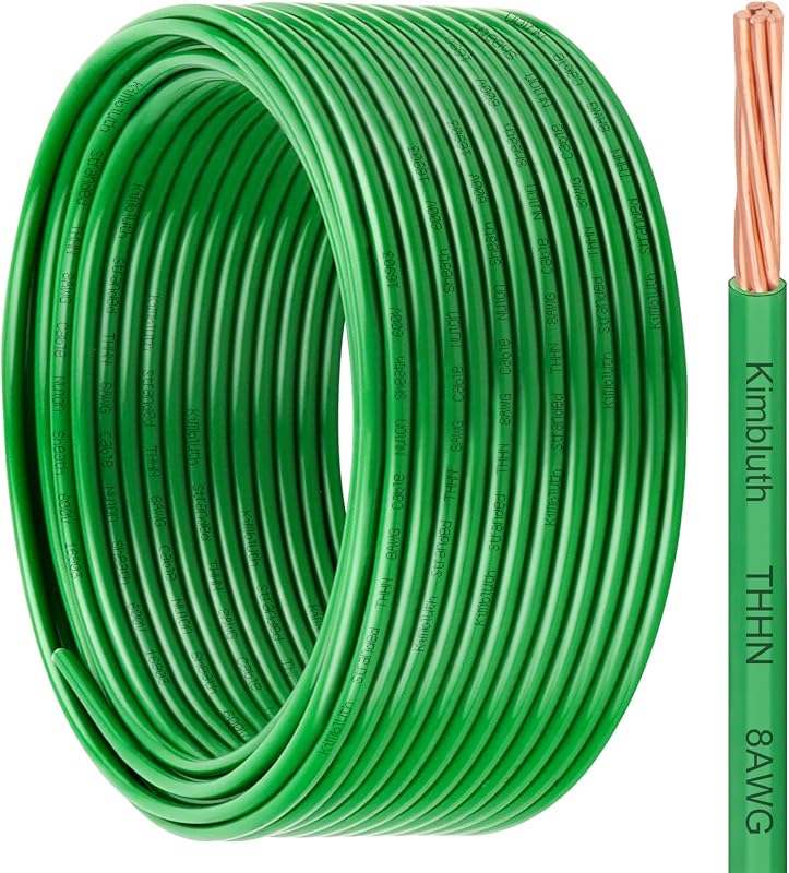 Cable cobre trenzado 8 AWG 50 ft forro nailon residencial