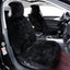 Funda asiento coche piel oveja esponjosa negro