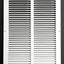 Rejilla ventilación aire retorno acero estampado 13.75x21.75