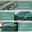 Tela sombra jardín 90% verde oscuro 10x20ft malla con ojales