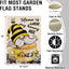 Bandera decorativa jardín 12x18" Gnomo Bumble Bee