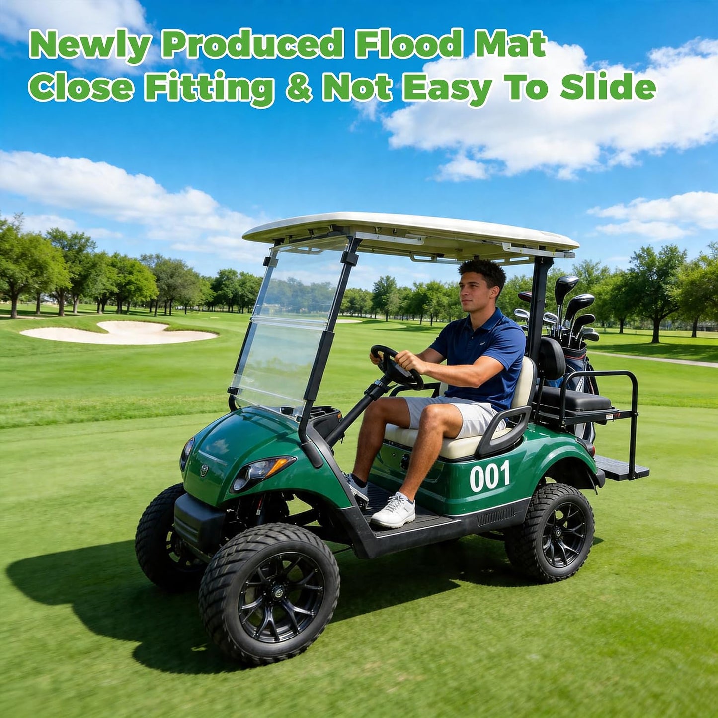 Tapete antiderrap carrito golf Yamaha G29 07-16