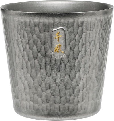 Taza titanio doble pared 10oz para café senderismo