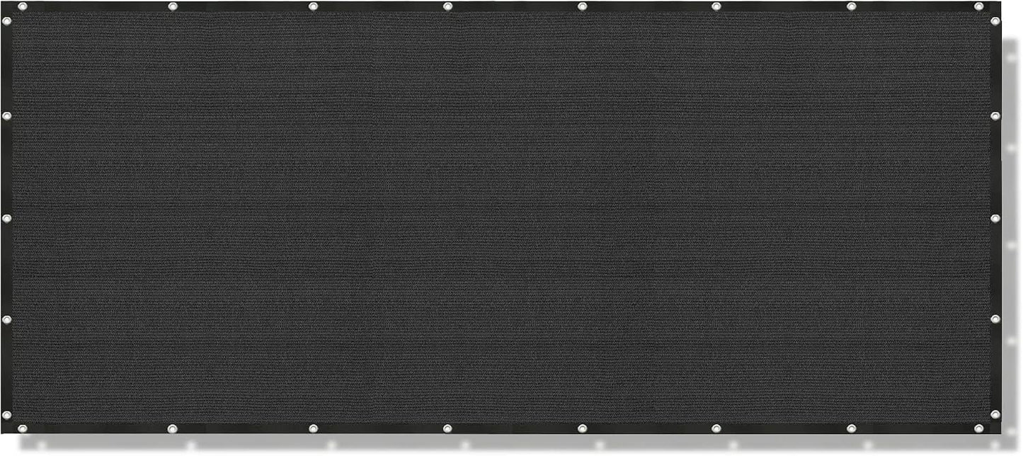 Pantalla privacidad terraza balcón 3x15ft negro